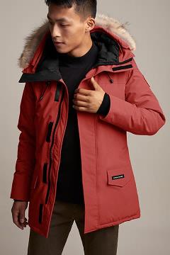 Chamarras Canada Goose Hombre México - Langford Abrigos Rojos ZP4051236